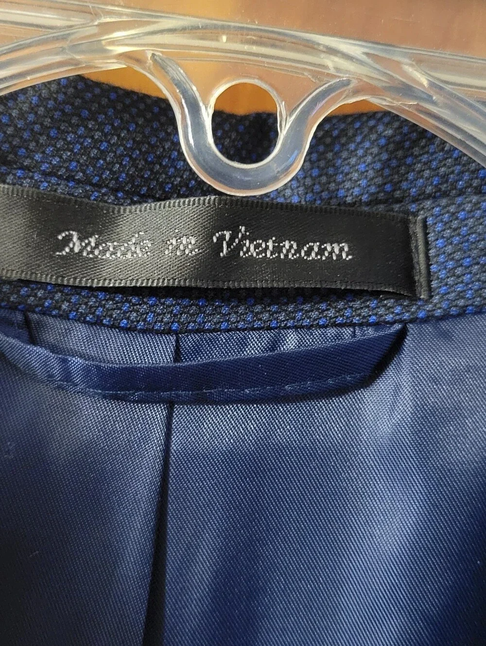 van heusen 52r mens suit jacket Navy Blue
